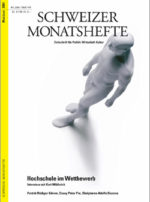 Cover der Ausgabe: Hochschule im Wettbewerb