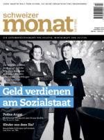 Cover der Ausgabe: Geld verdienen am Sozialstaat